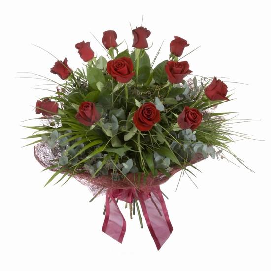 Etkileyici buket 11 adet kirmizi gül buketi  Kayseri çiçek online çiçek gönderme sipariş 