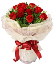 12 adet kırmızı gül buketi  Kayseri çiçek çiçek mağazası , çiçekçi adresleri 