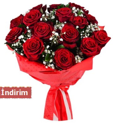 12 Adet kırmızı aşk gülleri  Kayseri çiçek çiçekçi mağazası 