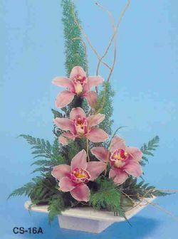  Kayseri çiçek hediye çiçek yolla  vazoda 4 adet orkide 