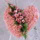 kalp pano karankil ve güller   Kayseri çiçek cicekciler , cicek siparisi 