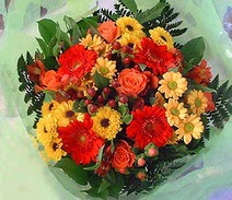  Kayseri çiçek internetten çiçek satışı  sade hos orta boy karisik demet çiçek 