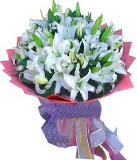 7 dal cazablanca görsel buketi  Kayseri çiçek internetten çiçek siparişi 
