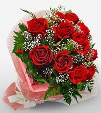 12 adet kırmızı güllerden kaliteli gül  Kayseri çiçek uluslararası çiçek gönderme 